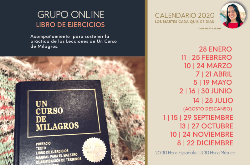 calendario grupo online lecciones